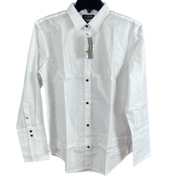 J. Crew Garçon Tuxedo Cotton Poplin Shirt - Picture 5 of 16